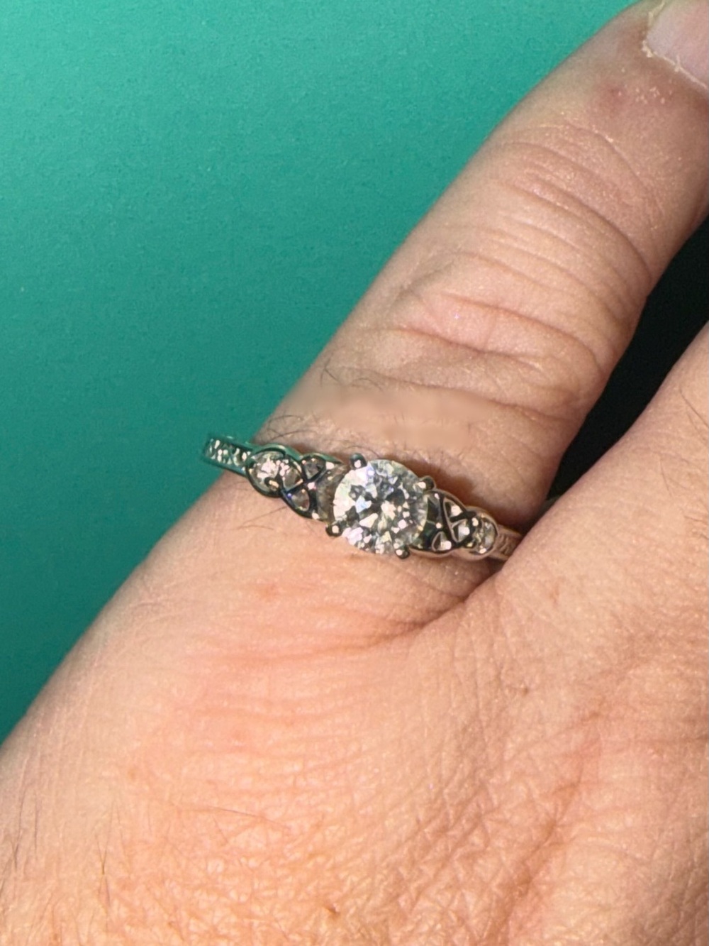 Brilliant Earth 18k White Gold Aberdeen 3/4k Diamond Engagement Ring